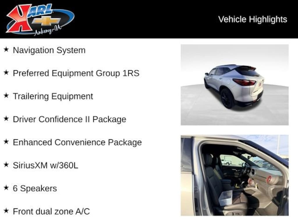 Used 2021 Chevrolet Blazer RS SUV