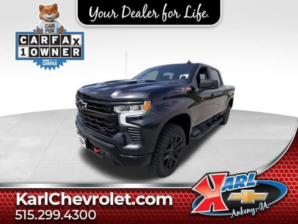 Used 2023 Chevrolet Silverado 1500 LT Trail Boss Truck Crew Cab