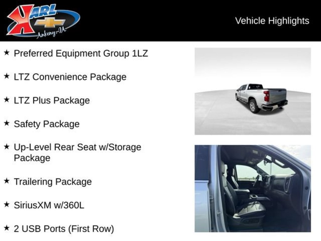 Used 2021 Chevrolet Silverado 1500 LTZ Truck Crew Cab