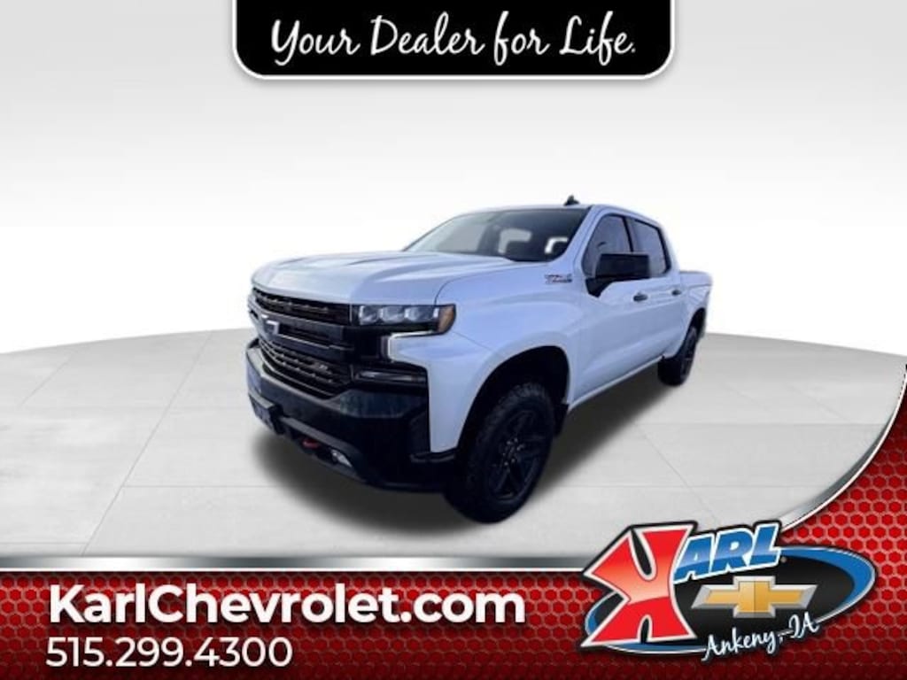 Used 2021 Chevrolet Silverado 1500 LT Trail Boss Truck Crew Cab