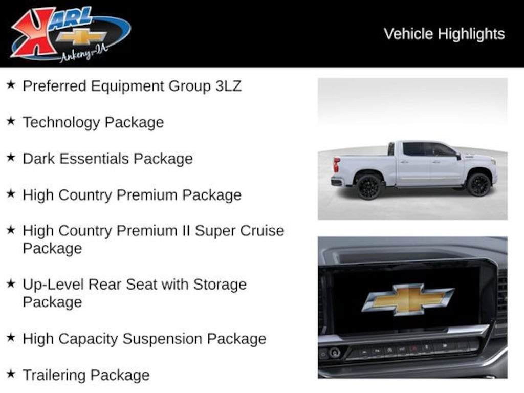 New 2026 Chevrolet Silverado 1500 High Country Truck Crew Cab