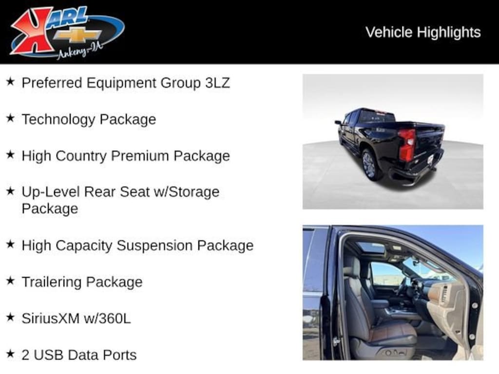 Used 2024 Chevrolet Silverado 1500 High Country Truck Crew Cab