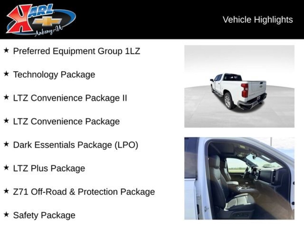 Used 2025 Chevrolet Silverado 1500 LTZ Truck Crew Cab