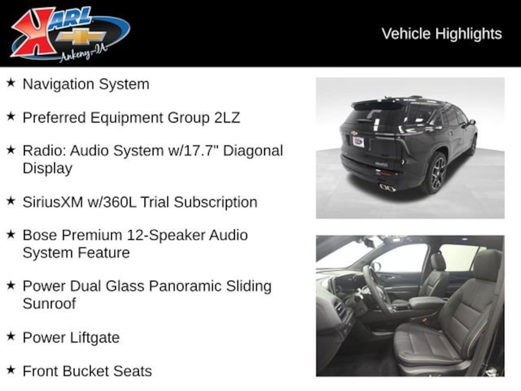 New 2026 Chevrolet Traverse High Country SUV