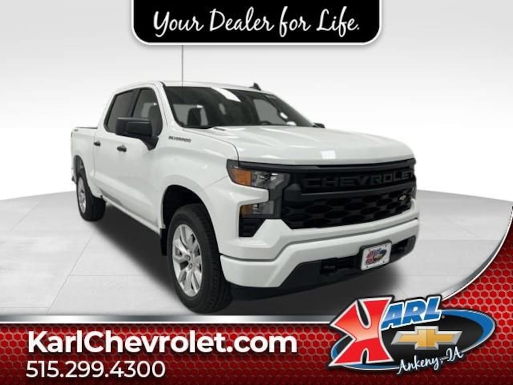 New 2026 Chevrolet Silverado 1500 Custom Truck Crew Cab