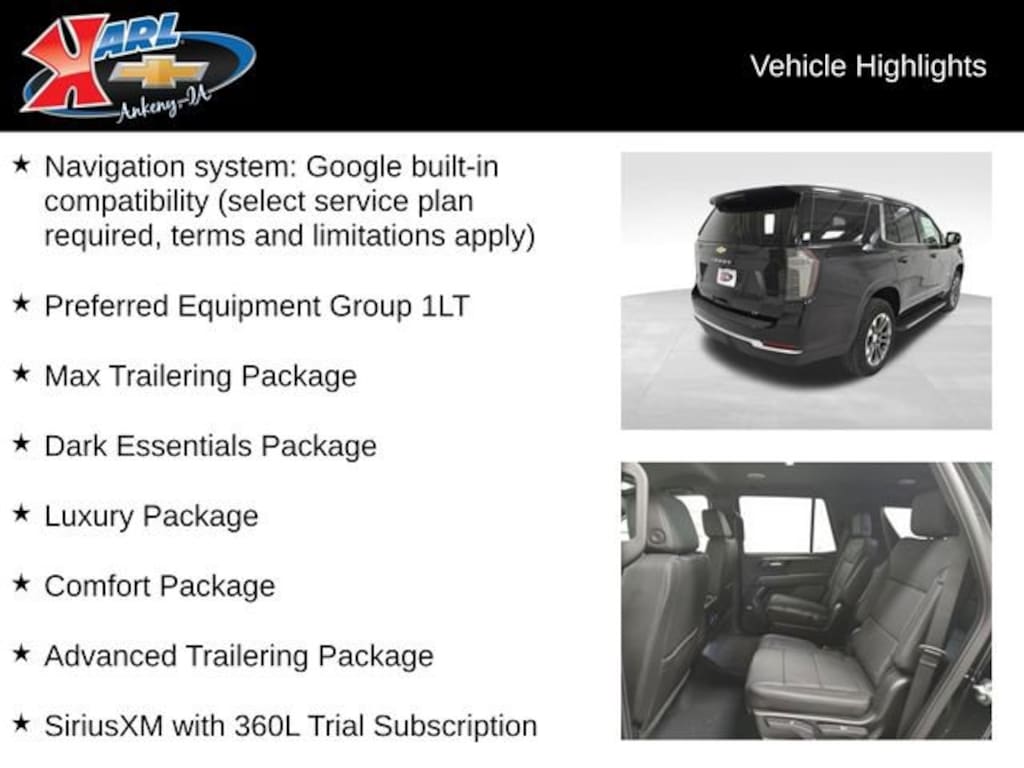 New 2026 Chevrolet Tahoe LT SUV