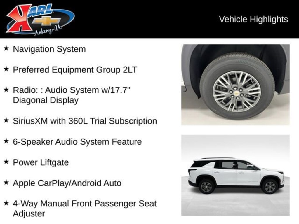 New 2026 Chevrolet Traverse LT SUV