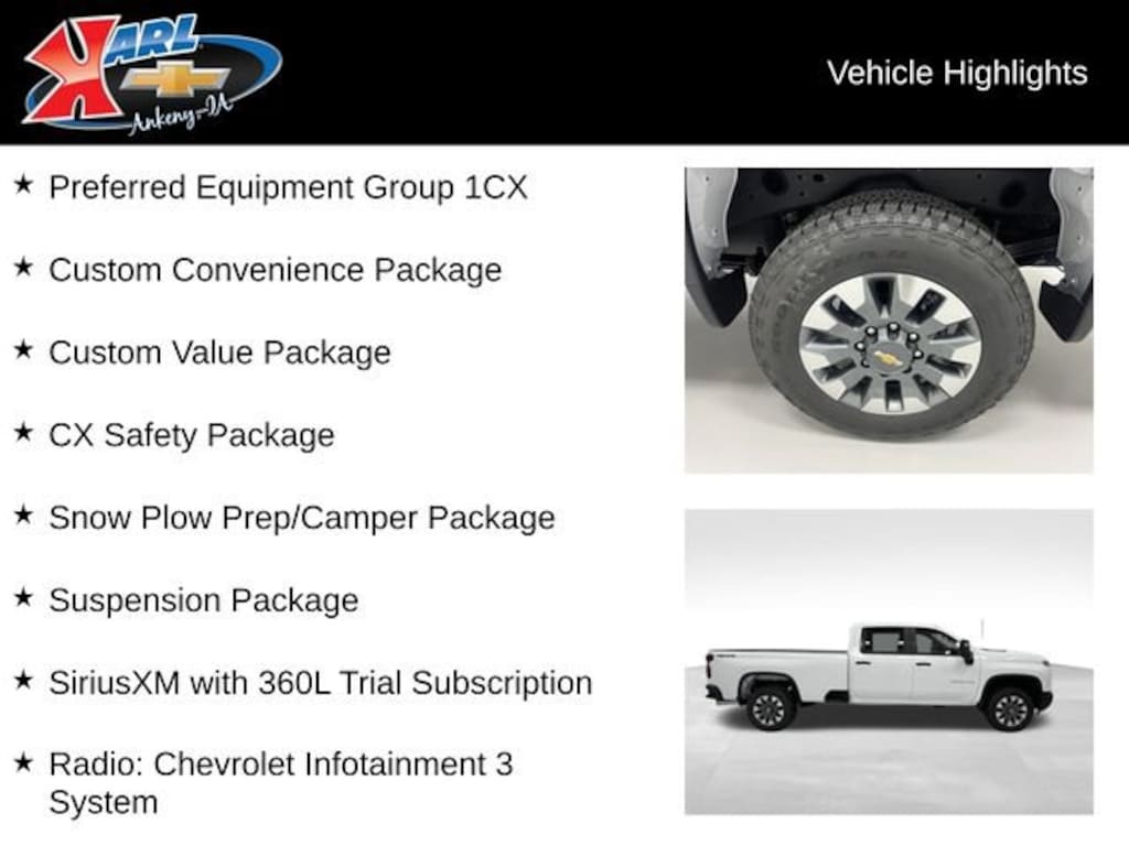 New 2026 Chevrolet Silverado 2500 HD Custom Truck Crew Cab