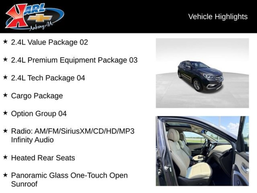 Used 2018 Hyundai Santa Fe Sport 2.4L SUV