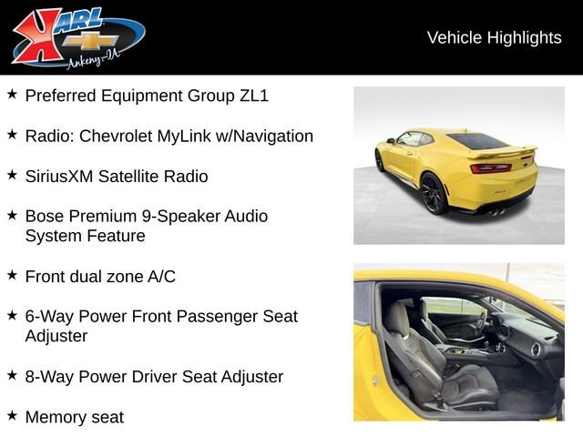 2018 Chevrolet Camaro ZL1 photo 2