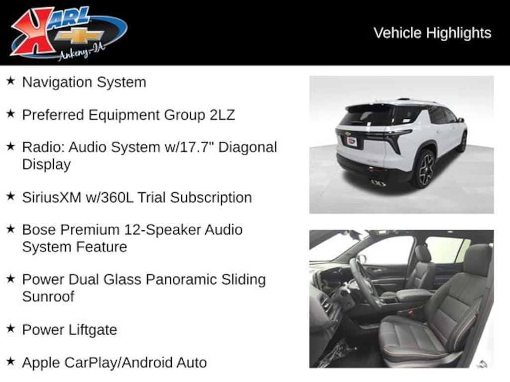 New 2026 Chevrolet Traverse High Country SUV