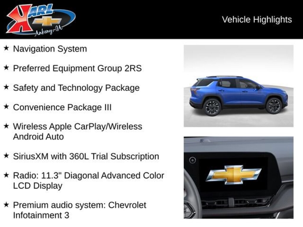 New 2027 Chevrolet Equinox RS SUV