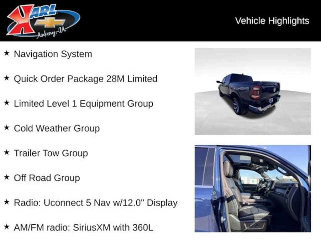 Used 2022 Ram 1500 Limited Crew Cab 4x4 57 Box Truck Crew Cab