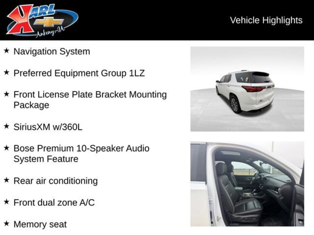 Used 2023 Chevrolet Traverse Premier SUV