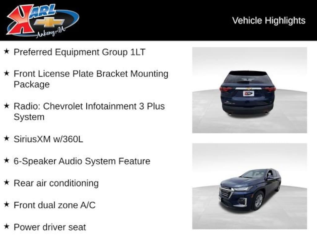 Used 2023 Chevrolet Traverse LT Cloth SUV