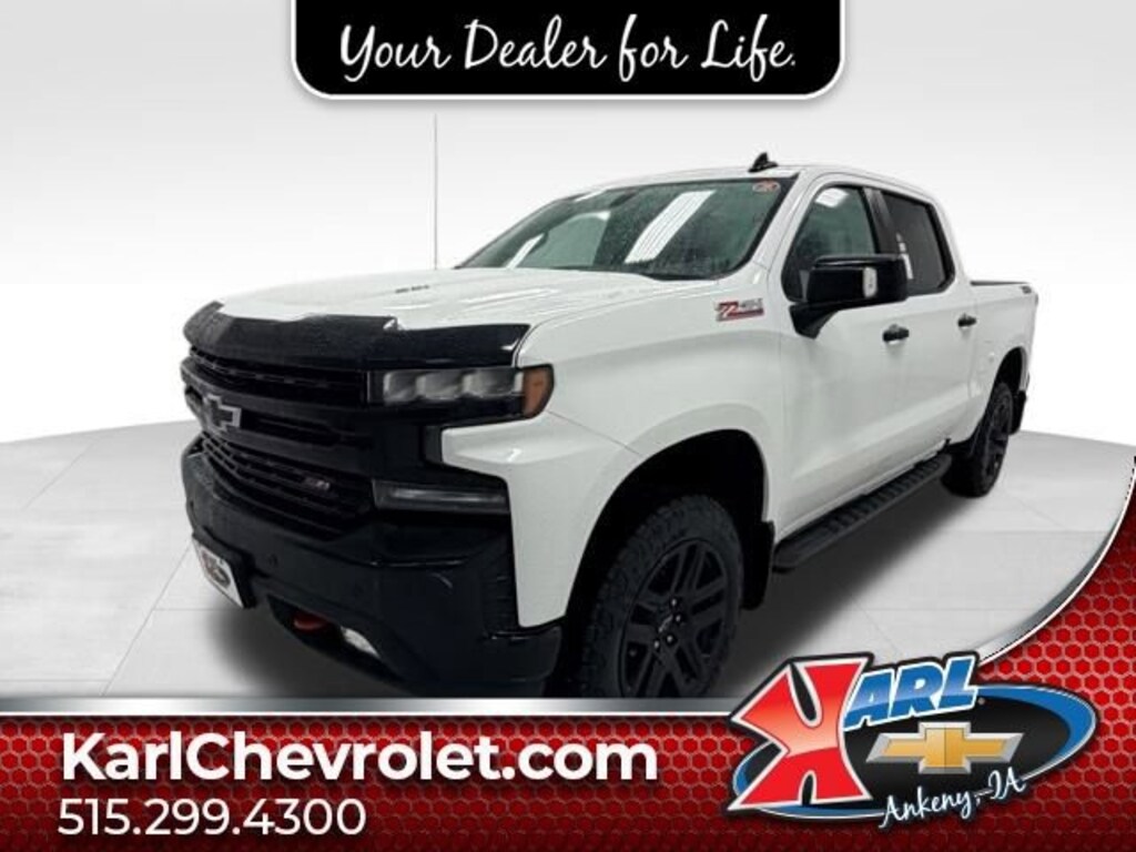 Used 2021 Chevrolet Silverado 1500 LT Trail Boss Truck Crew Cab