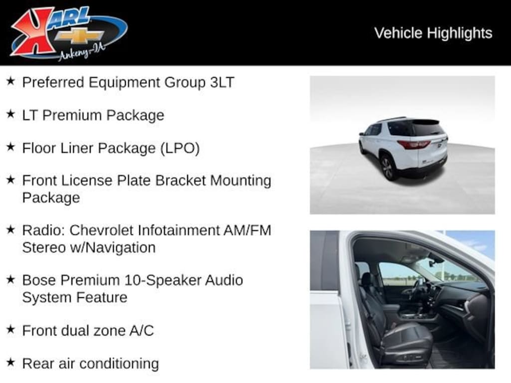 Used 2019 Chevrolet Traverse LT Leather SUV