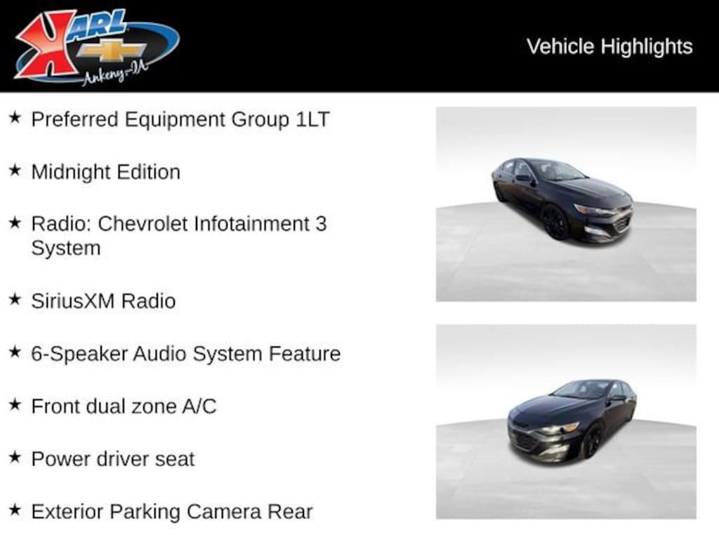 Used 2022 Chevrolet Malibu LT Car