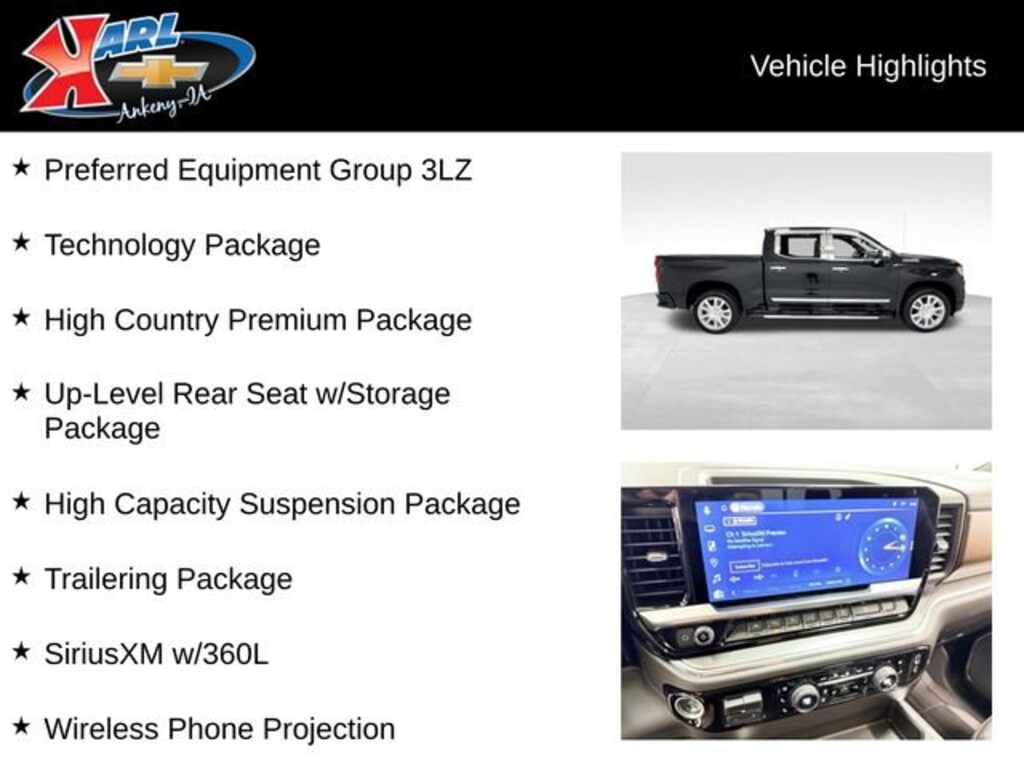 Used 2023 Chevrolet Silverado 1500 High Country Truck Crew Cab