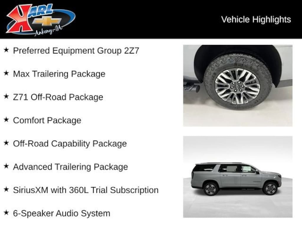 New 2026 Chevrolet Suburban Z71 SUV