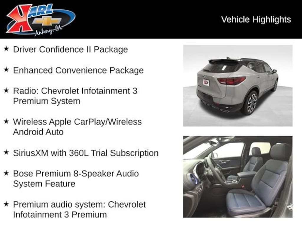 New 2026 Chevrolet Blazer RS SUV