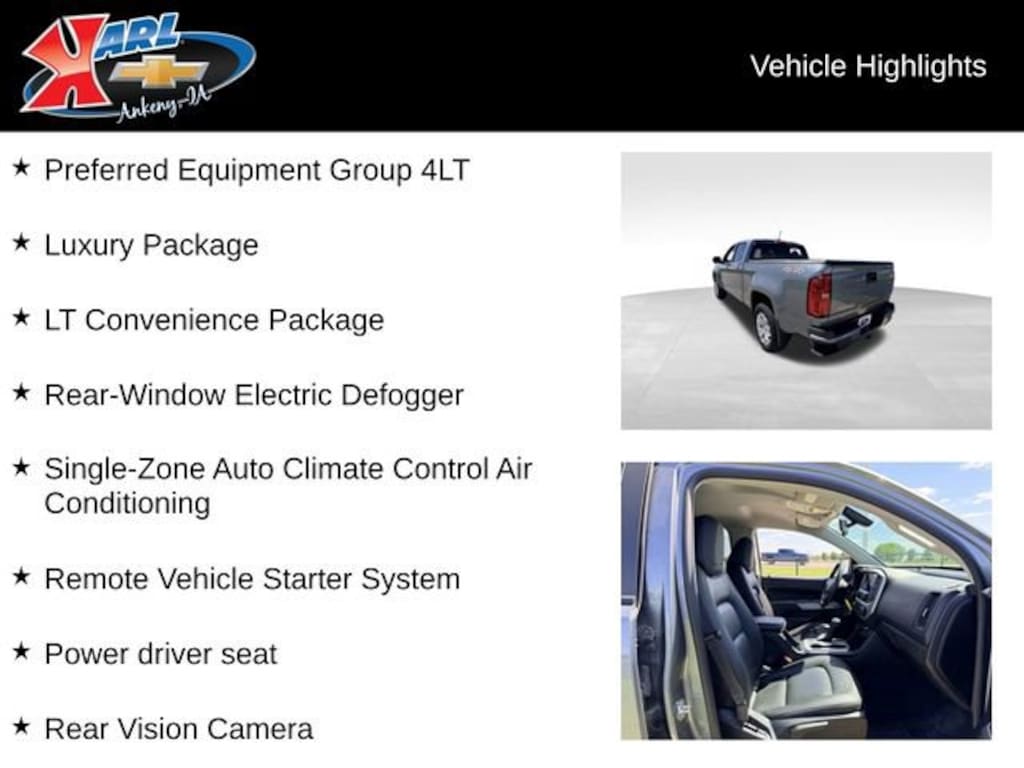 Used 2021 Chevrolet Colorado 4WD LT Truck Crew Cab