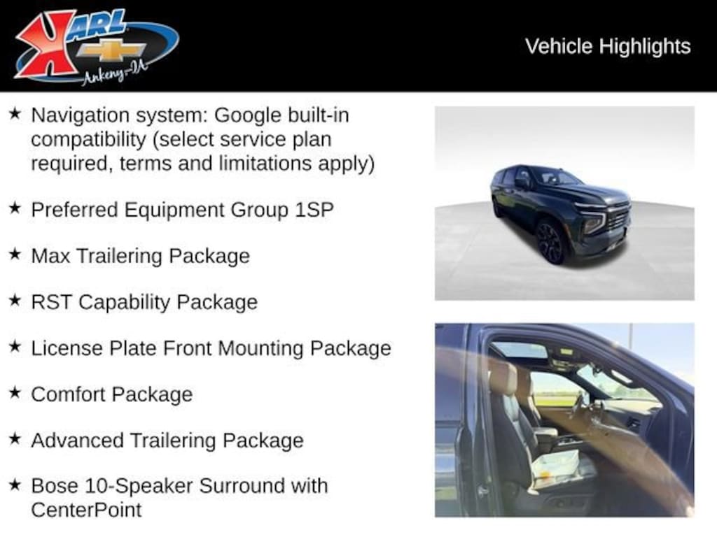 Used 2025 Chevrolet Suburban RST SUV