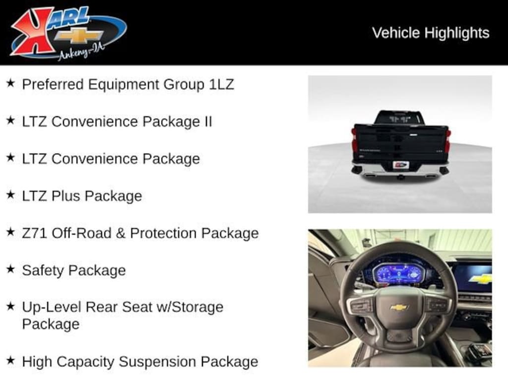 Used 2023 Chevrolet Silverado 1500 LTZ Truck Crew Cab