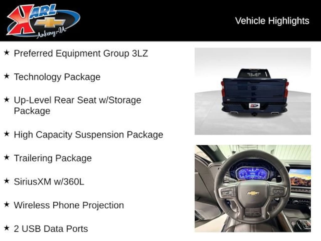 Used 2023 Chevrolet Silverado 1500 High Country Truck Crew Cab