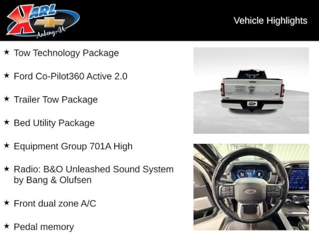 Used 2022 Ford F-150 Platinum Truck Crew Cab