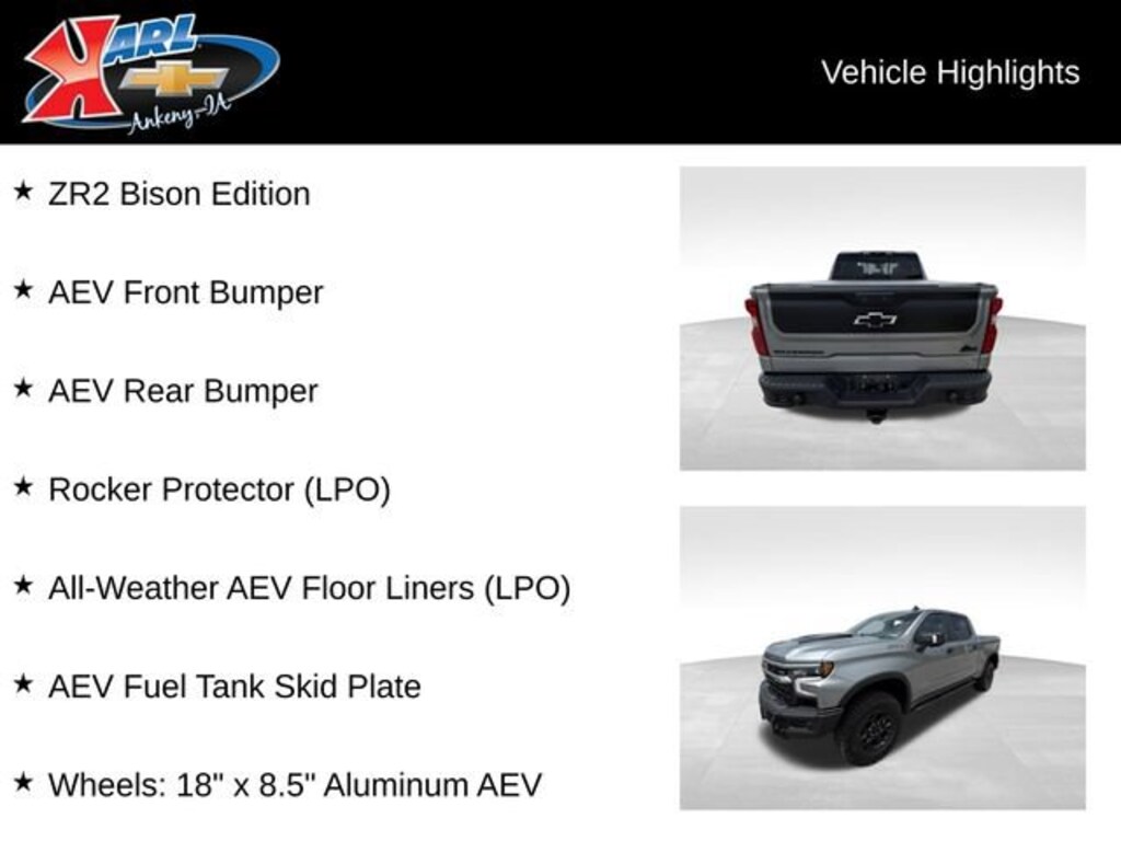 Used 2023 Chevrolet Silverado 1500 ZR2 Truck Crew Cab