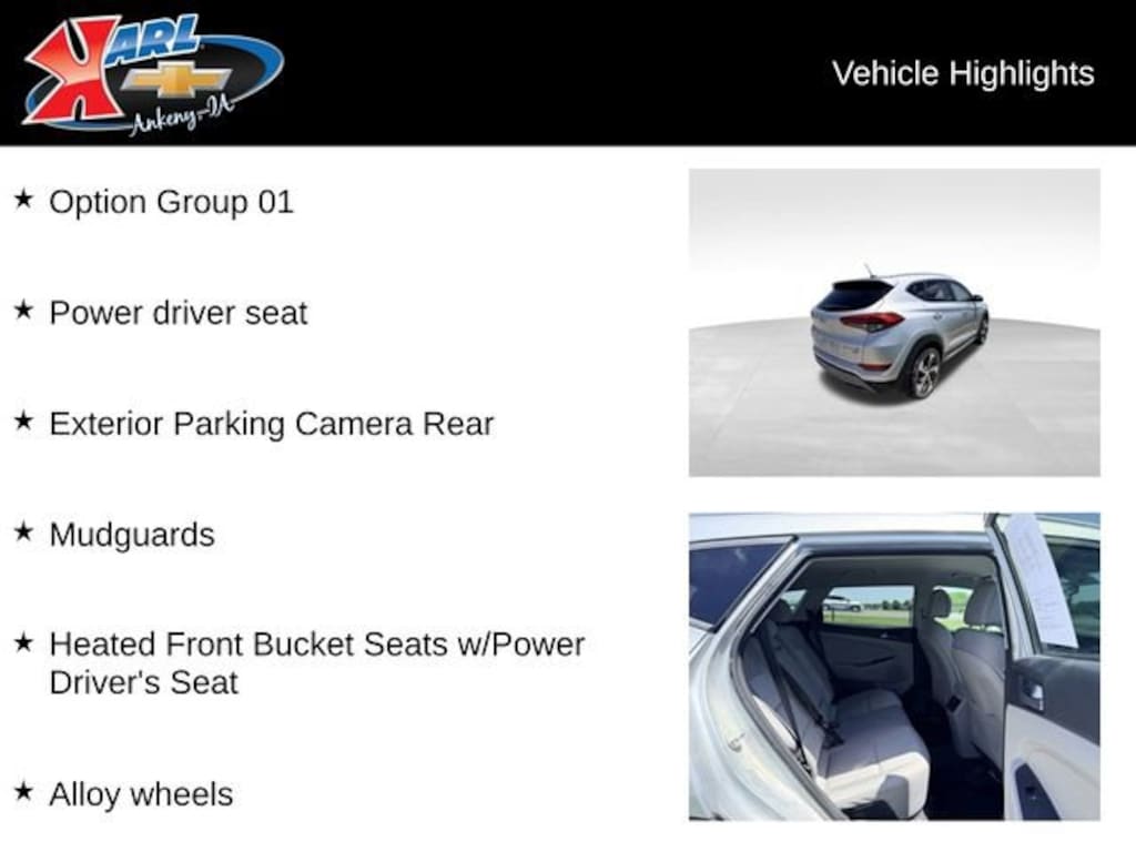 Used 2017 Hyundai Tucson Sport SUV