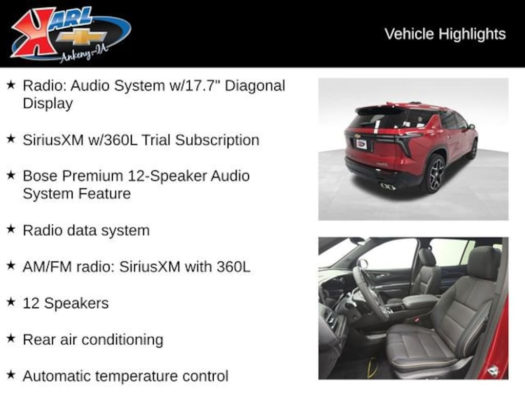 New 2026 Chevrolet Traverse High Country SUV