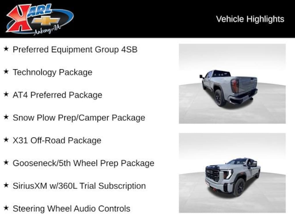 Used 2025 GMC Sierra 2500 HD AT4 Truck Crew Cab