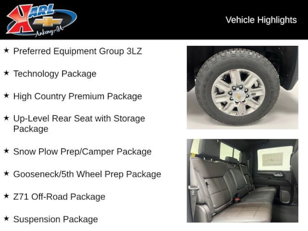 New 2026 Chevrolet Silverado 2500 HD High Country Truck Crew Cab
