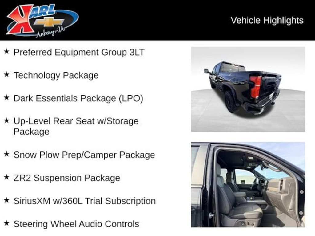 Used 2025 Chevrolet Silverado 2500 HD ZR2 Truck Crew Cab