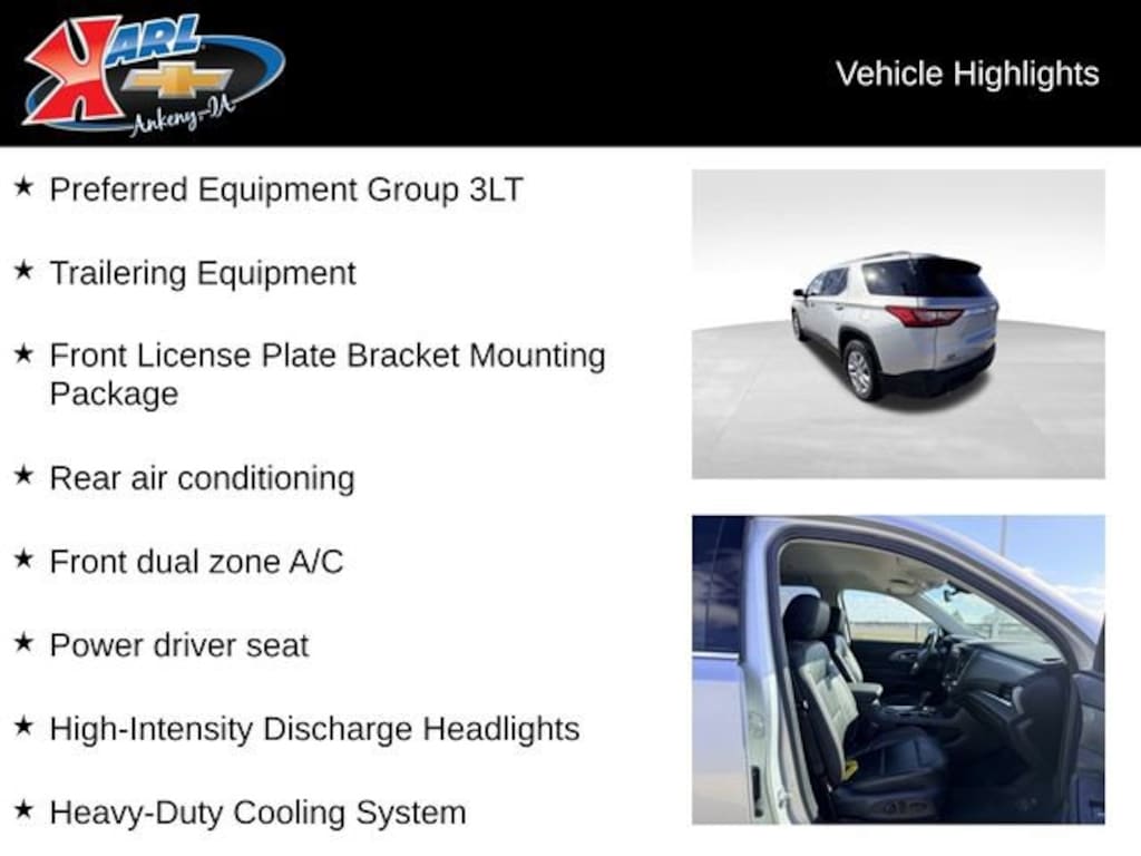 Used 2020 Chevrolet Traverse LT Leather SUV