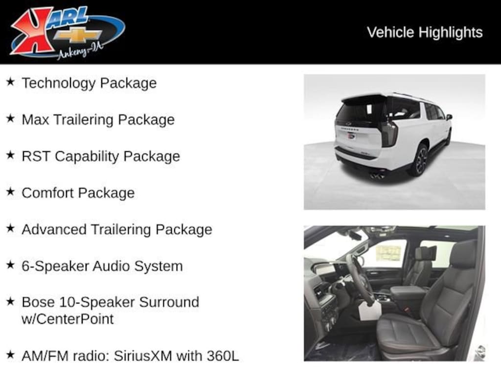 New 2026 Chevrolet Suburban RST SUV