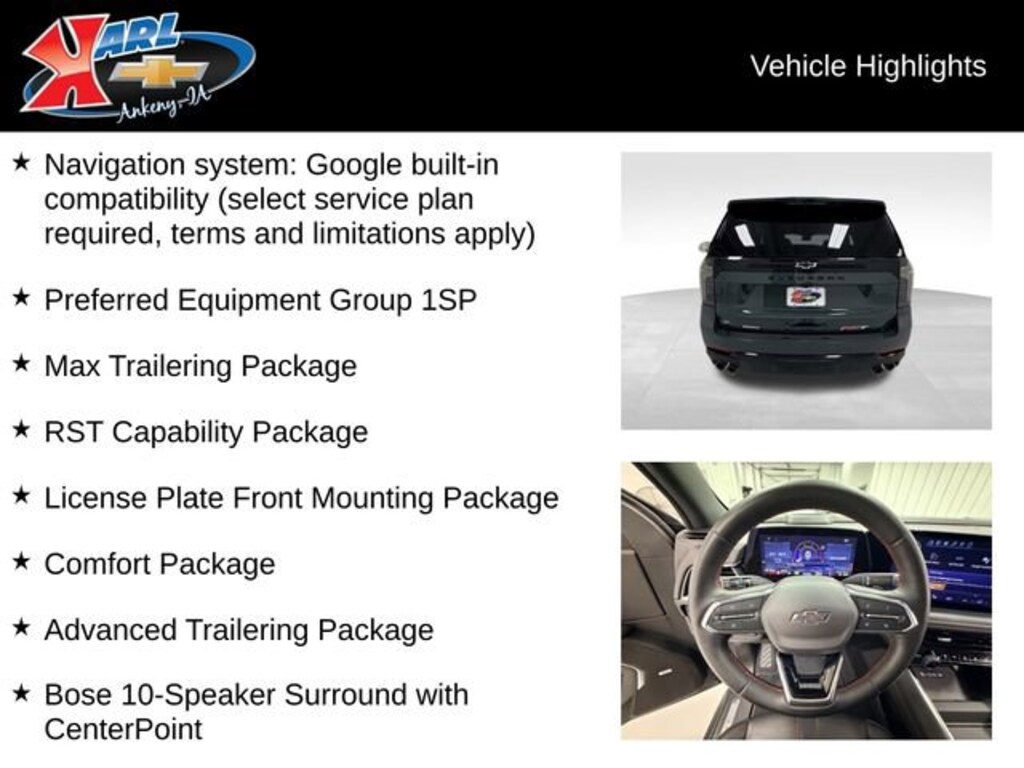 Used 2025 Chevrolet Suburban RST SUV