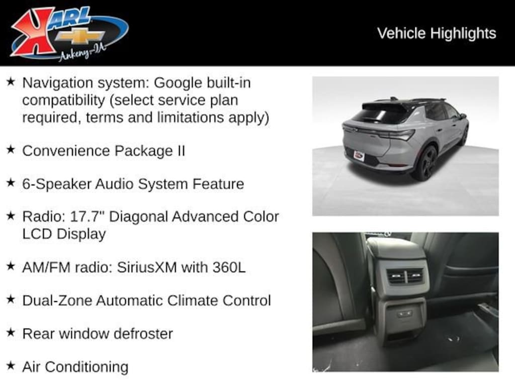 New 2026 Chevrolet Equinox EV RS SUV