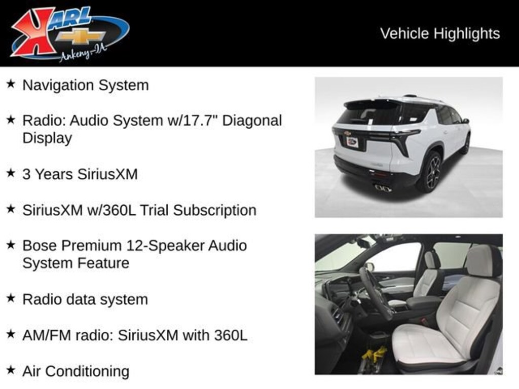 New 2026 Chevrolet Traverse High Country SUV