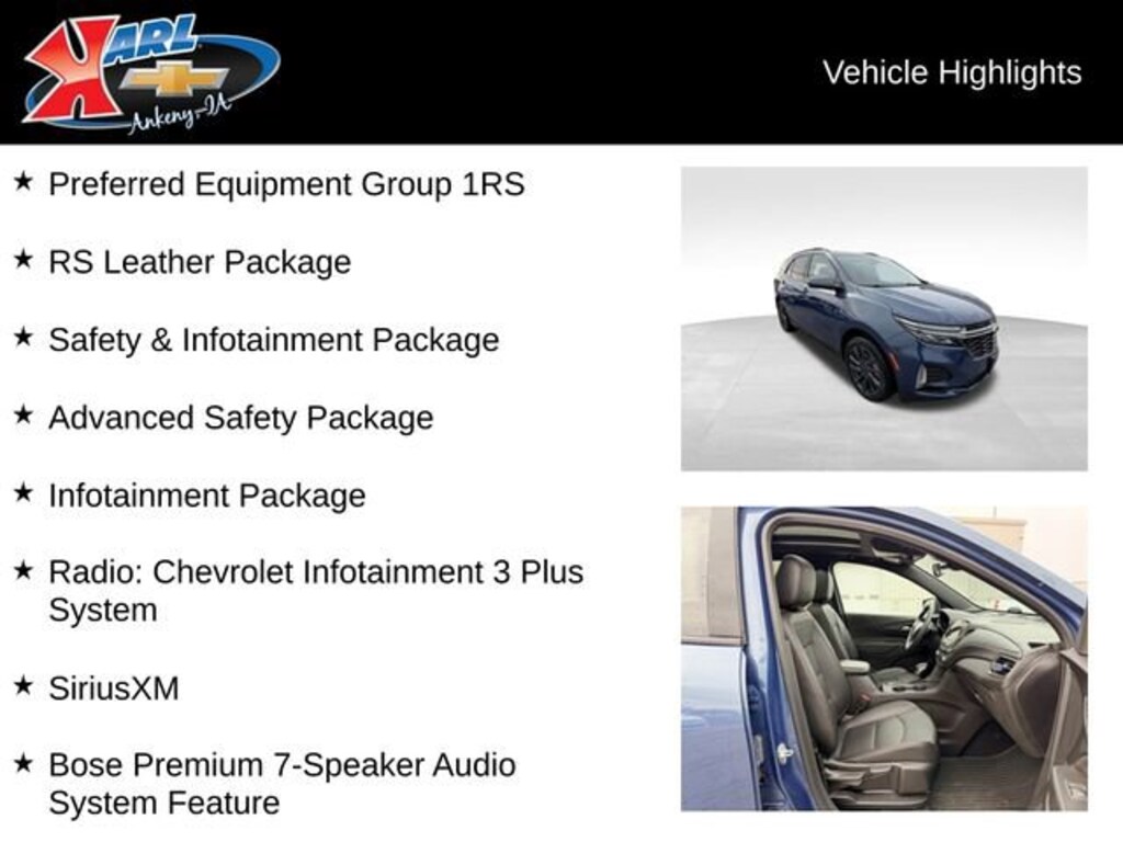 Used 2024 Chevrolet Equinox RS SUV