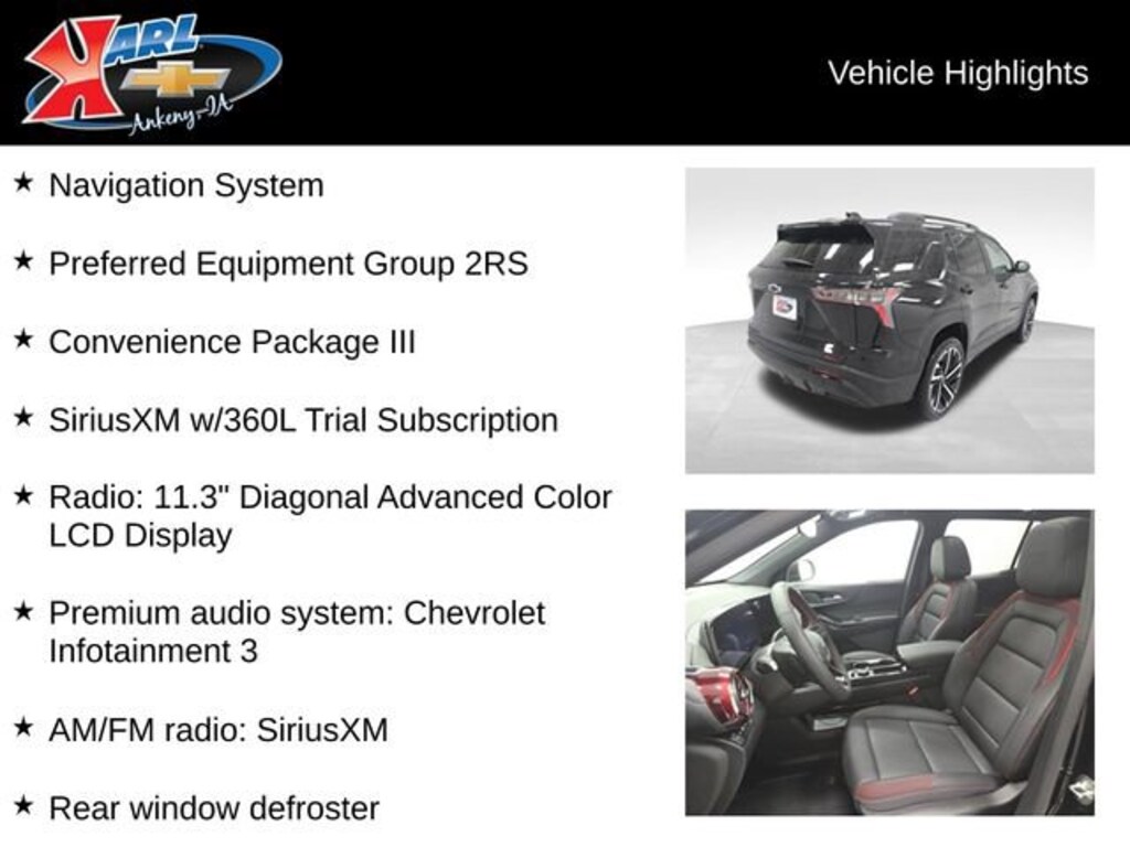 New 2026 Chevrolet Equinox RS SUV