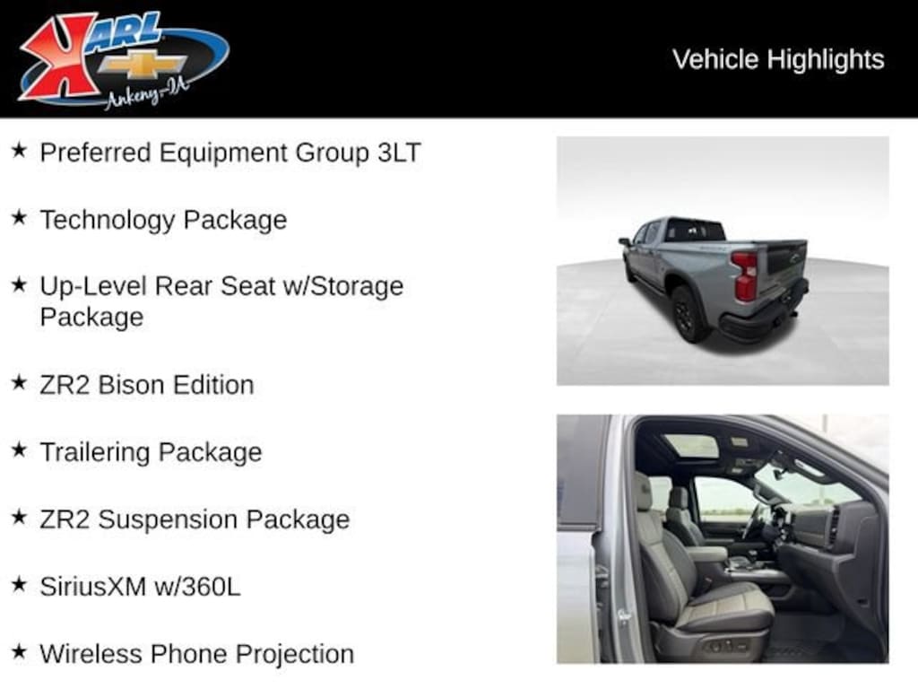 Used 2023 Chevrolet Silverado 1500 ZR2 Truck Crew Cab