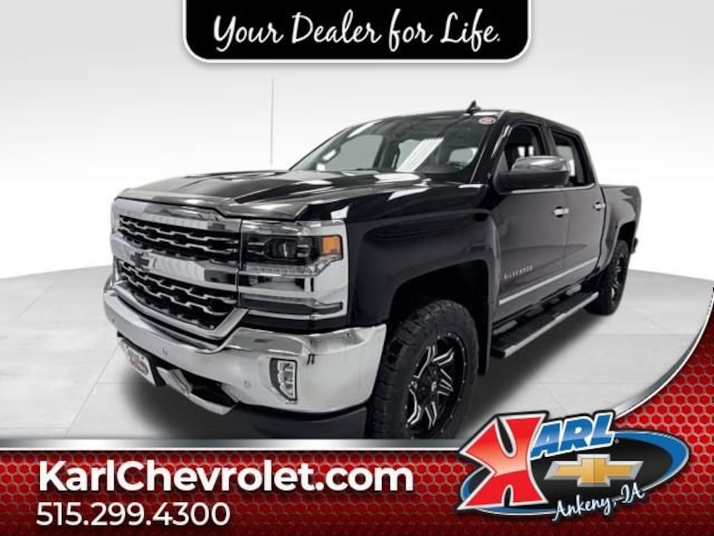 Used 2018 Chevrolet Silverado 1500 LTZ Truck Crew Cab