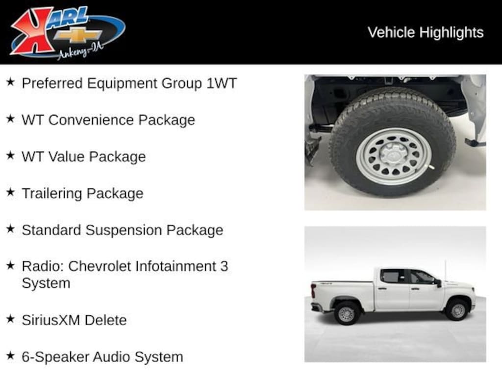 New 2026 Chevrolet Silverado 1500 WT Truck Crew Cab