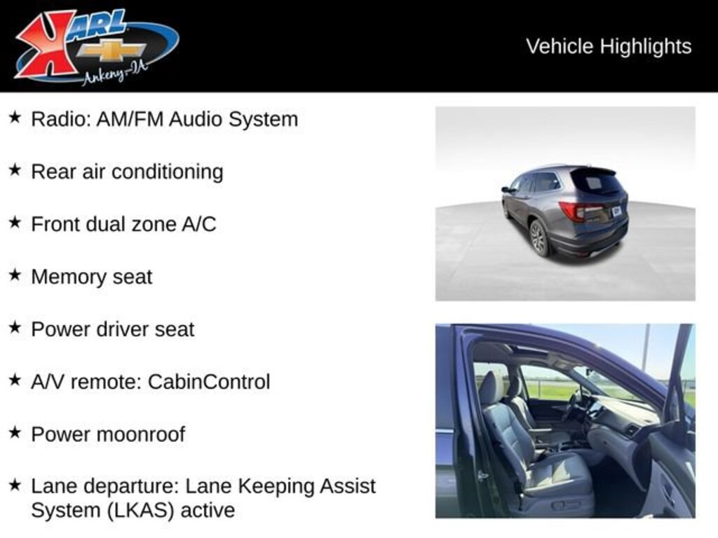 Used 2019 Honda Pilot EX-L SUV
