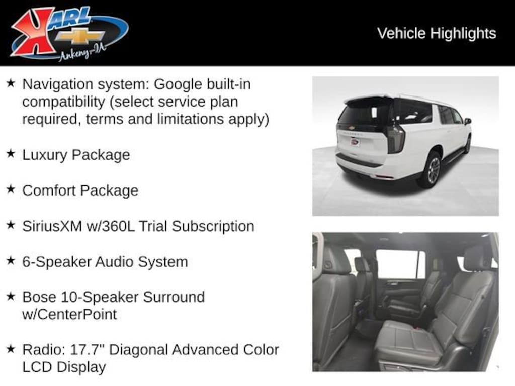 New 2026 Chevrolet Suburban LT SUV