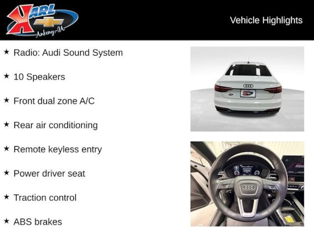 Used 2021 Audi A4 Premium Plus 45 Tfsi S Line Quattro S Tronic Sedan