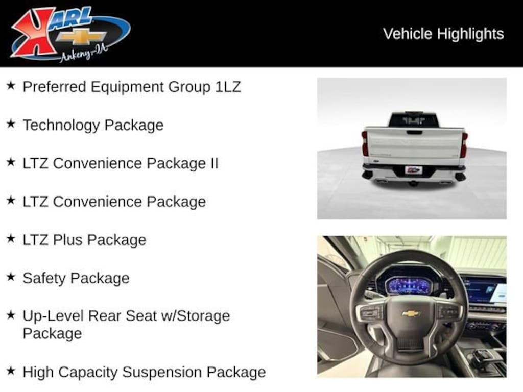 Used 2025 Chevrolet Silverado 1500 LTZ Truck Crew Cab